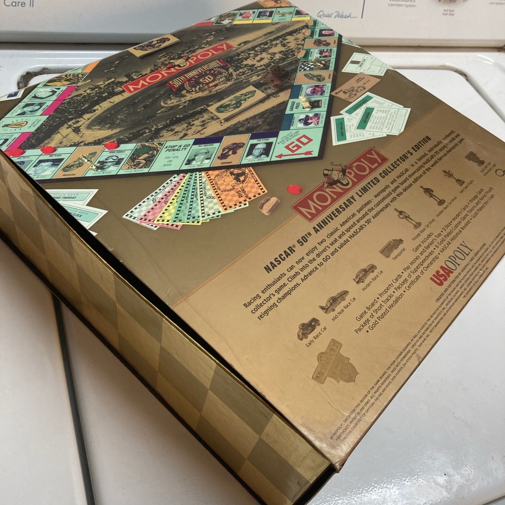 NASCAR 50 anniversary monopoly game - Picture 3 of 3
